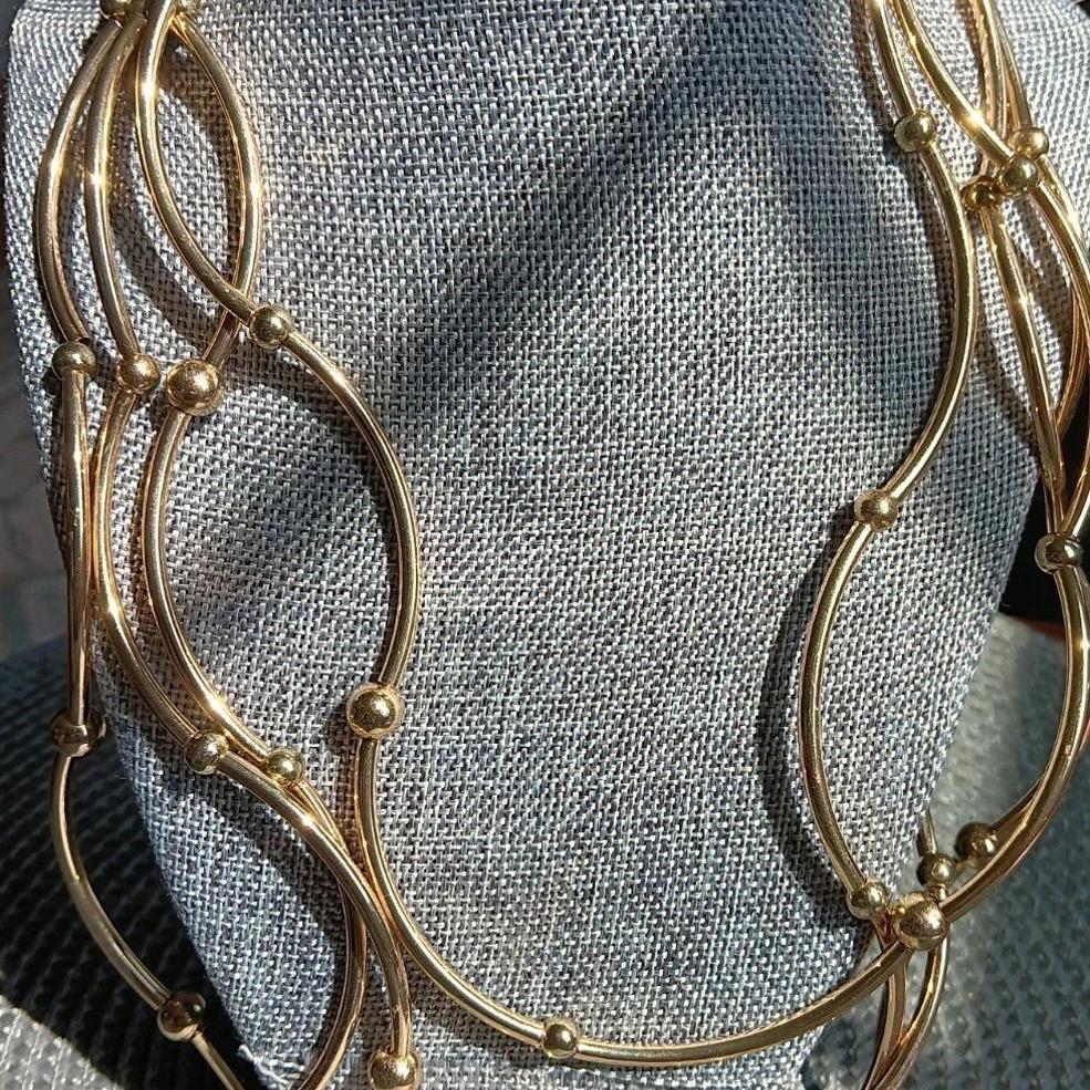Zezni Gold Tone Gold Tone Necklace 24